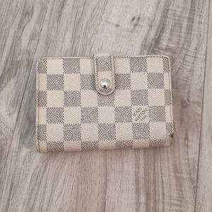Authentic Louis Vuitton Damier Azur Portefeuille Viennois Bifold Wallet